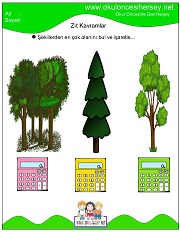 Az Çok Kavramı Çalışma Sayfalarıme çalışmaları